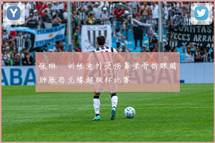 张琳芃训练意外受伤鼻梁骨折眼睛肿胀恐无缘超级杯比赛